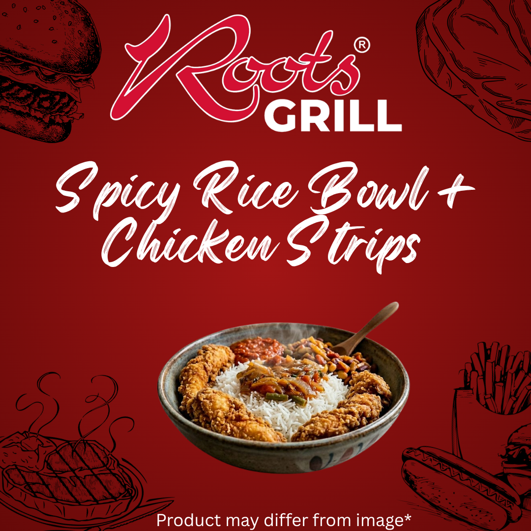 Spicy Rice Bowl + Chicken Strips